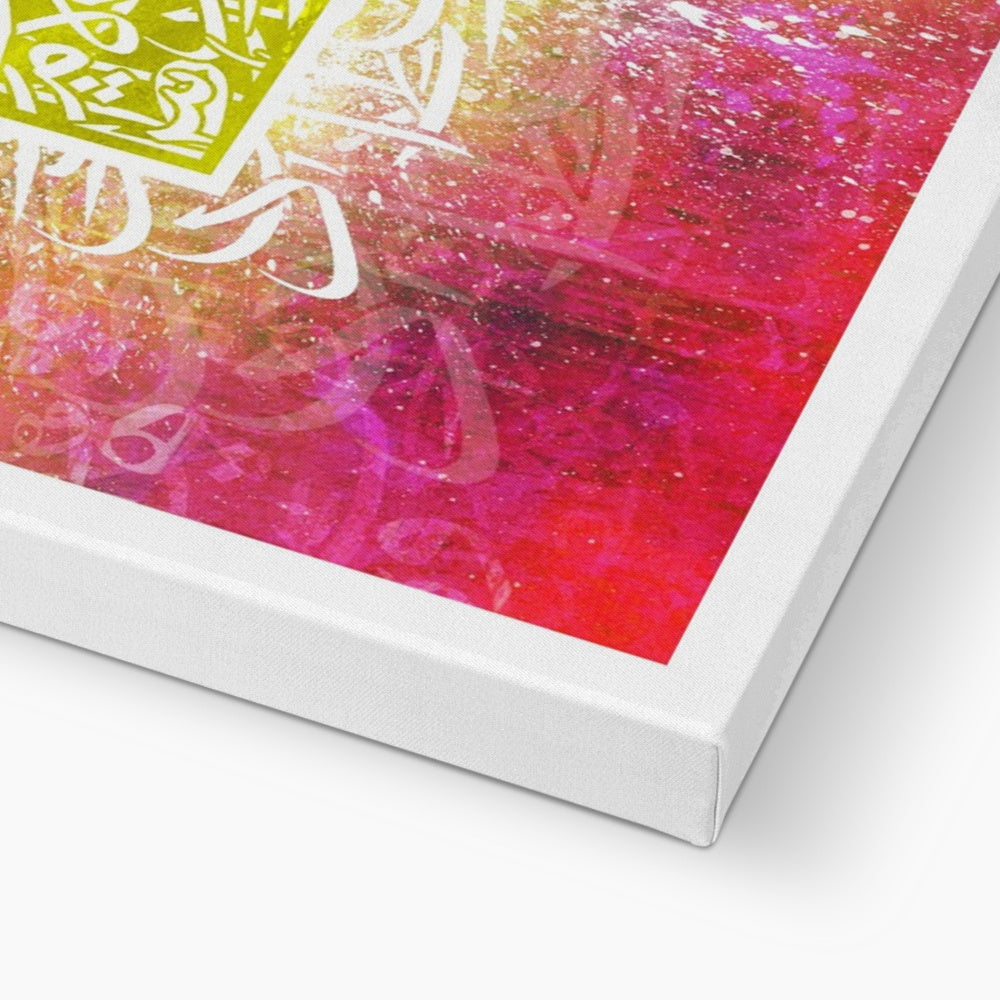 Calligraffiti Square Canvas | Teakster