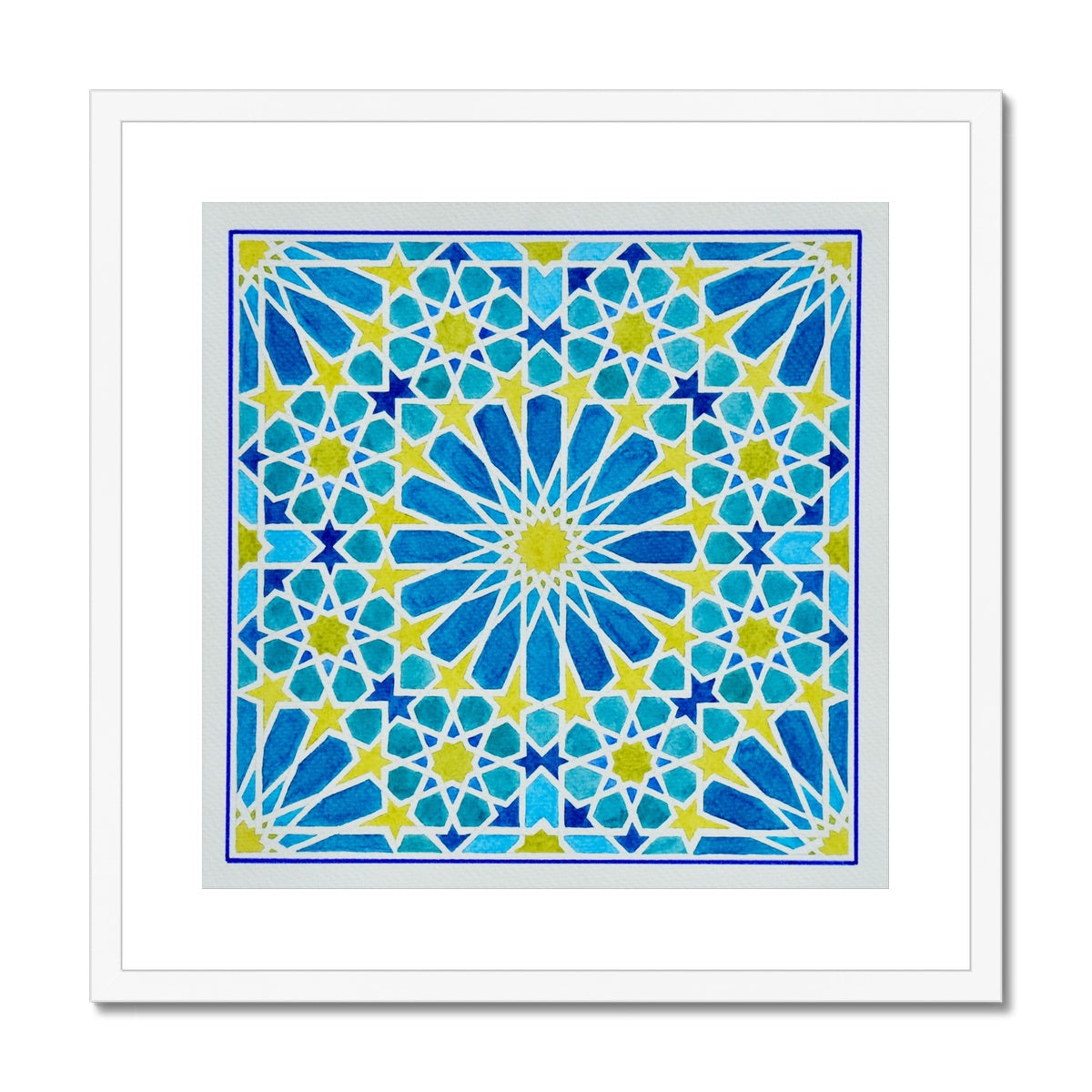 Turquoise Framed Print | Marido Coulon