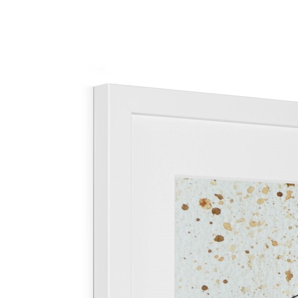 Black Hexagon Framed Print | Marido Coulon