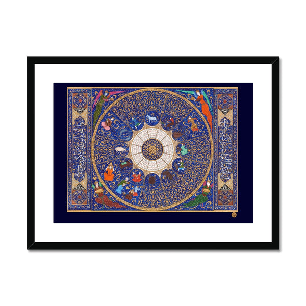 Iskandar Horoscope Framed Print | Zeynep Elci