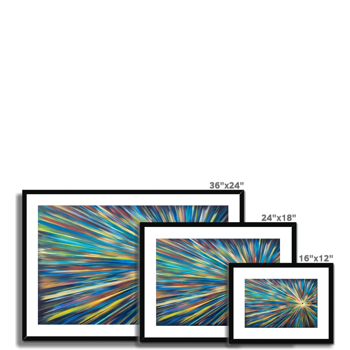 Routes Framed Print | Siddiqa Juma