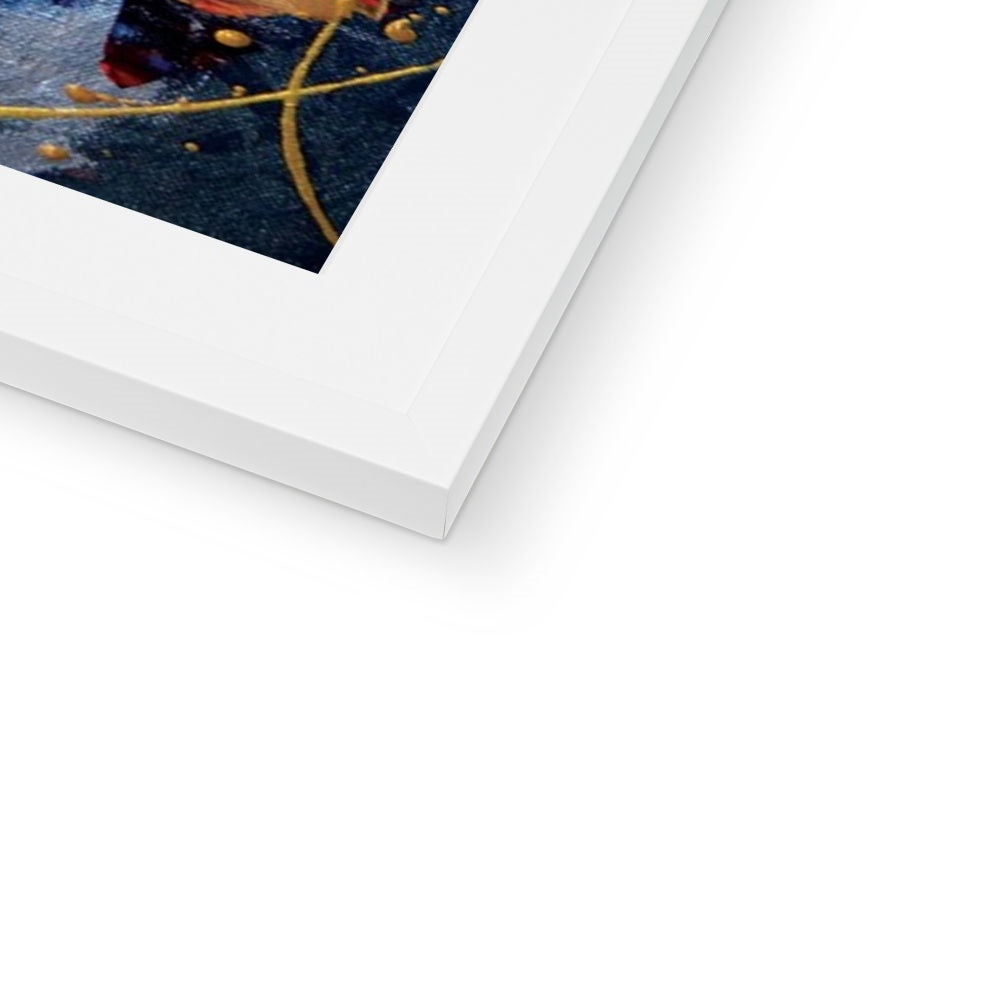 Calligraphy 17 Framed Print | Irfan Mirza