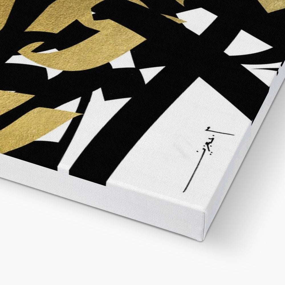 Black and Gold Canvas | Mohammed Abdel Aziz