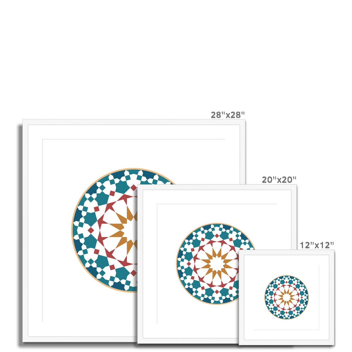 The Circle Framed Print | Islam Farid