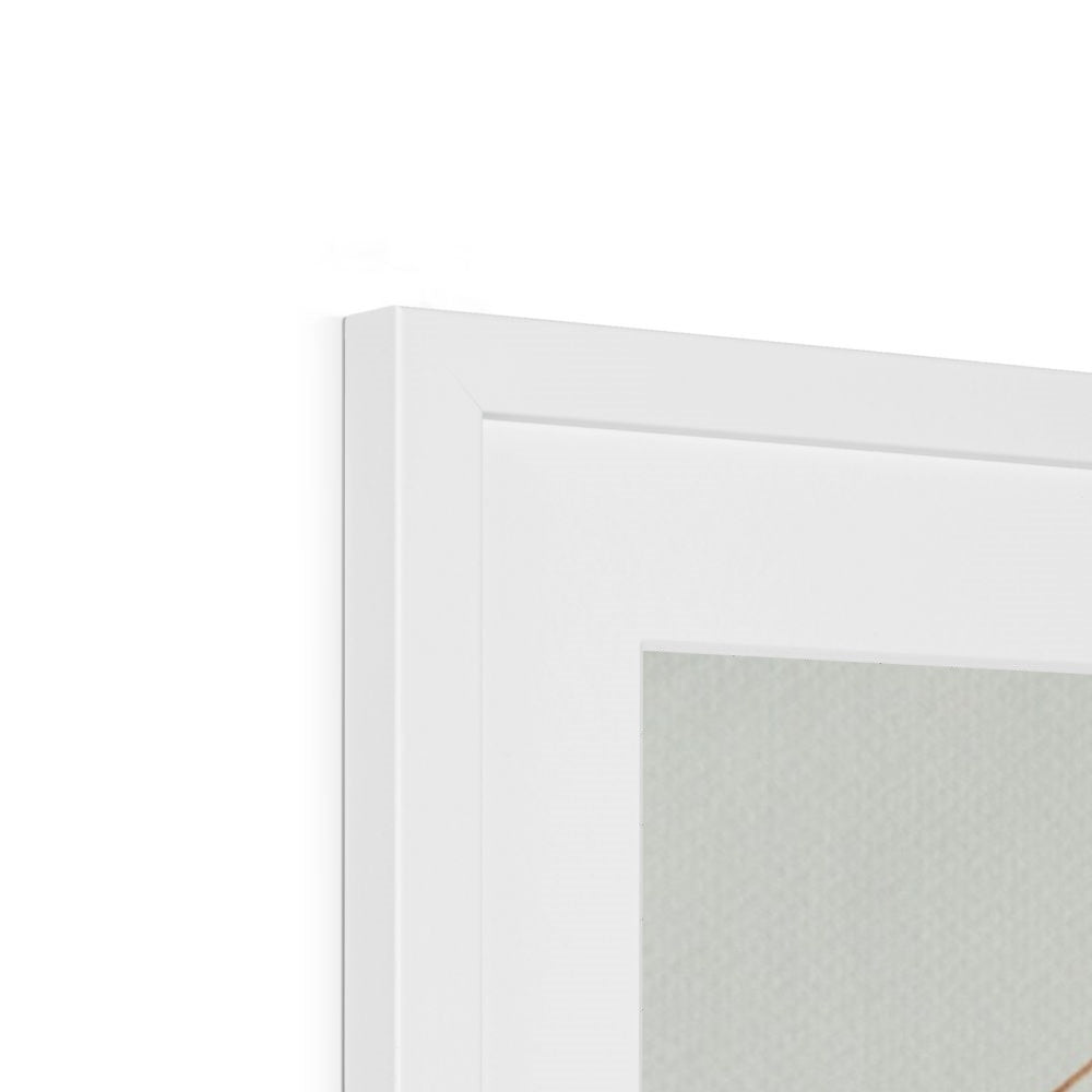 Blue Octagon Framed Print | Marido Coulon