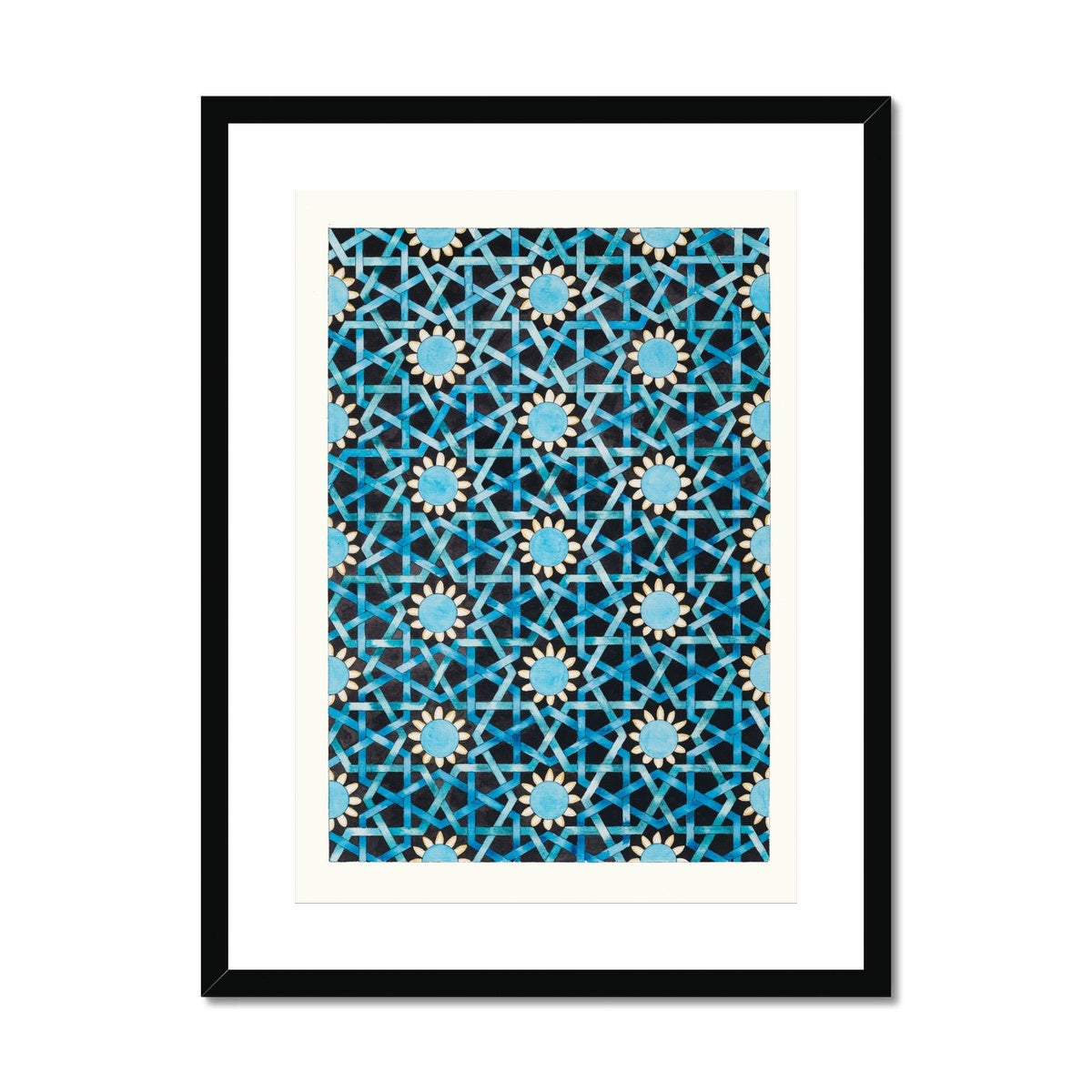 Seljuk Mosaic Framed Print | Margi Lake