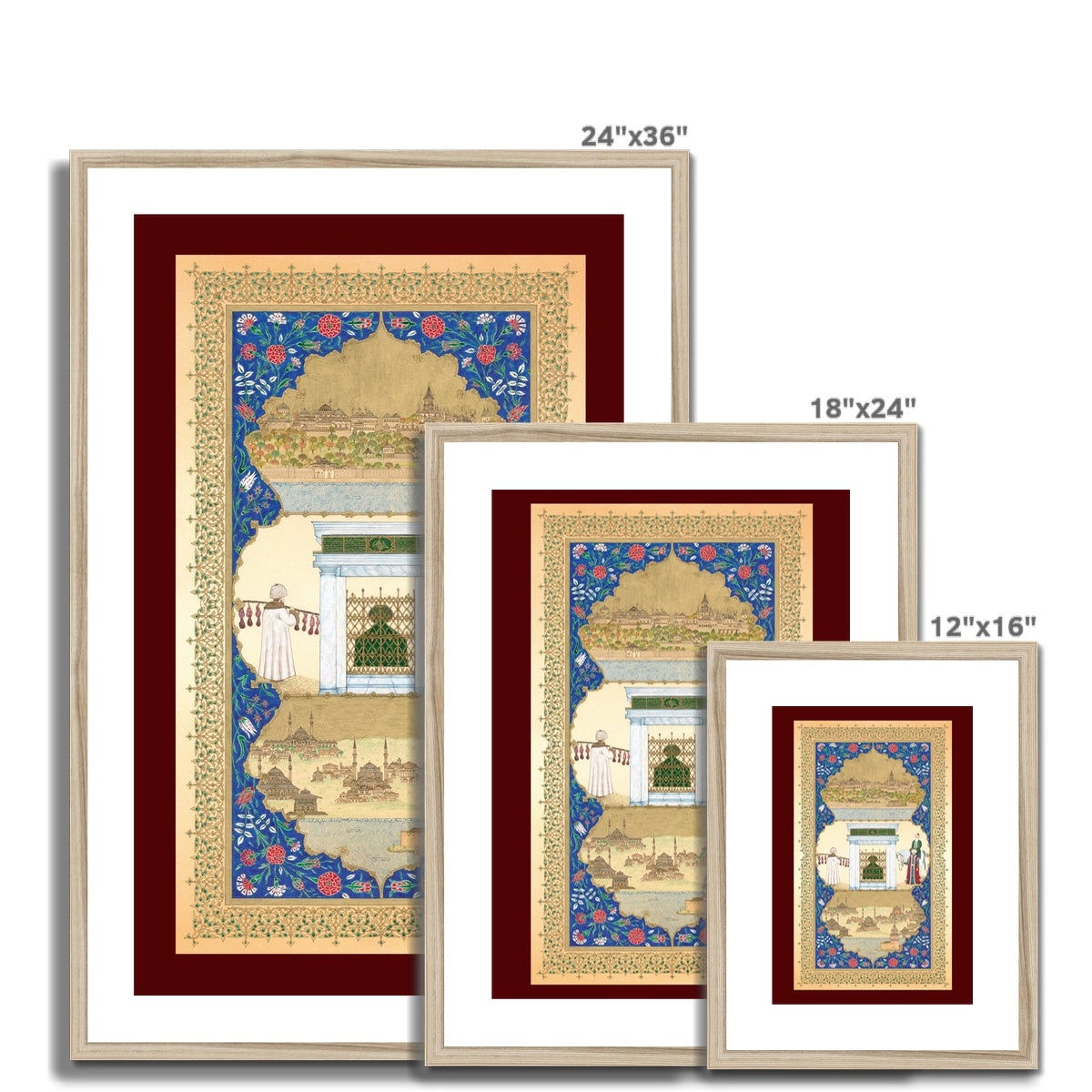 Spiritual Journey of Aziz Mahmud Hudayi | Zeynep Elci Framed & Mounted Print