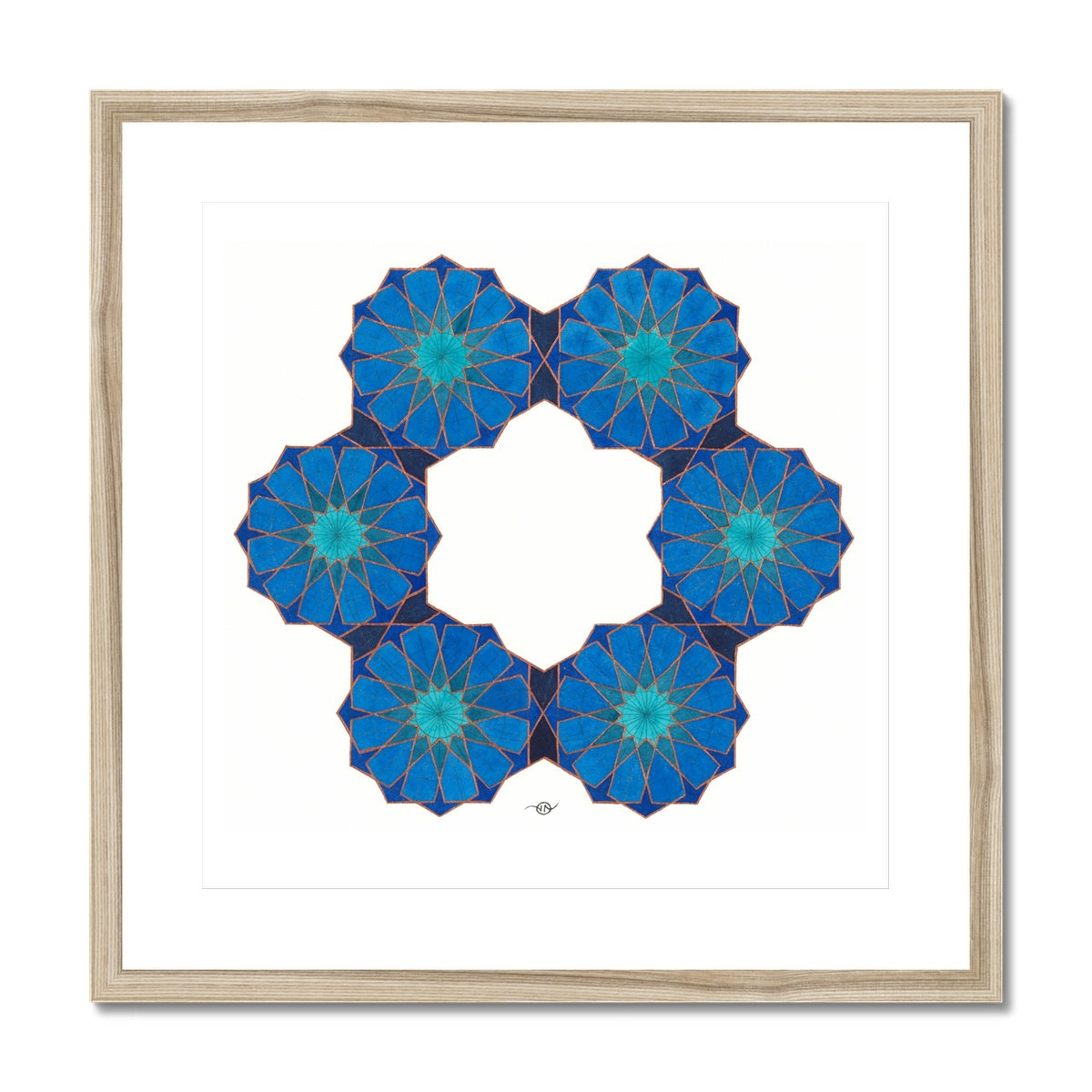 Twelvefold Torus Framed Print | Lieve Oudejans