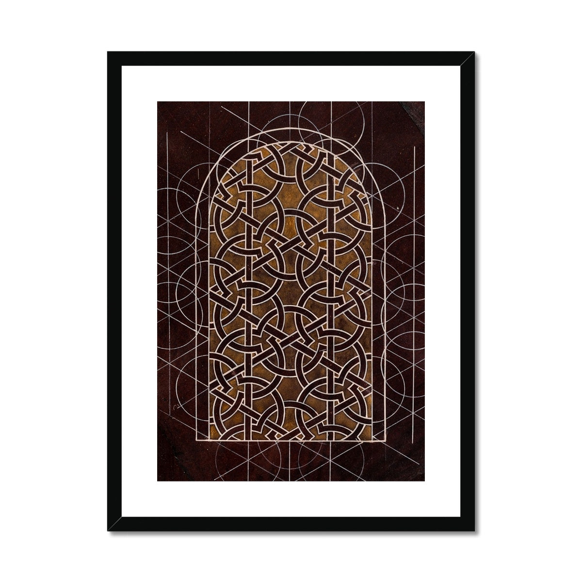 Damascus Window Framed Print | Zeynep Iqbal