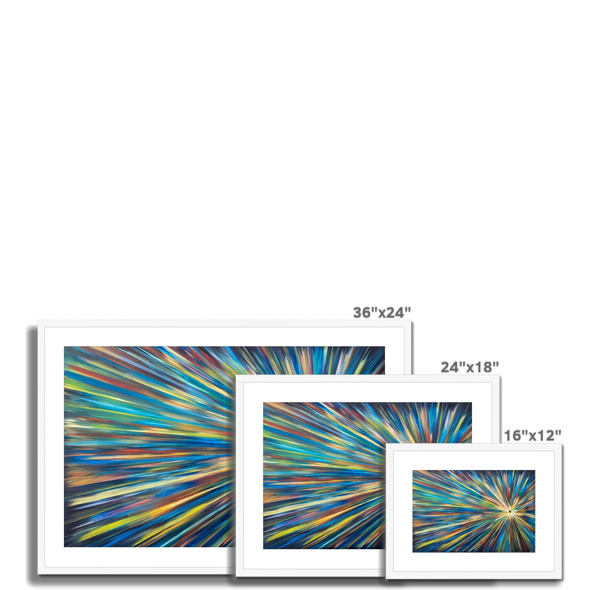 Routes Framed Print | Siddiqa Juma