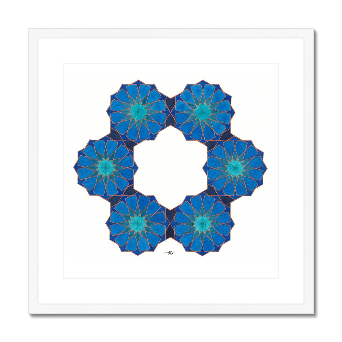 Twelvefold Torus Framed Print | Lieve Oudejans