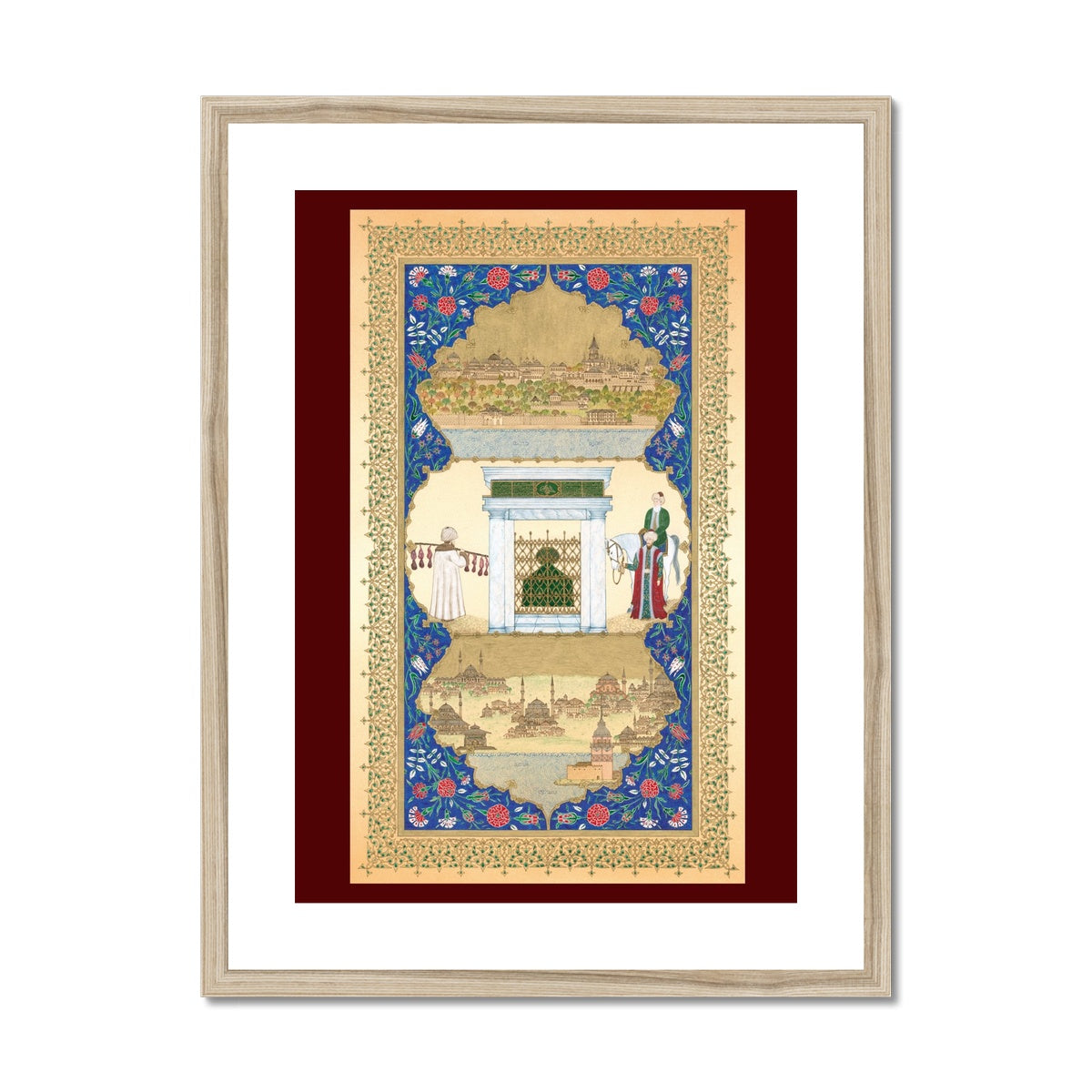 Spiritual Journey of Aziz Mahmud Hudayi | Zeynep Elci Framed & Mounted Print
