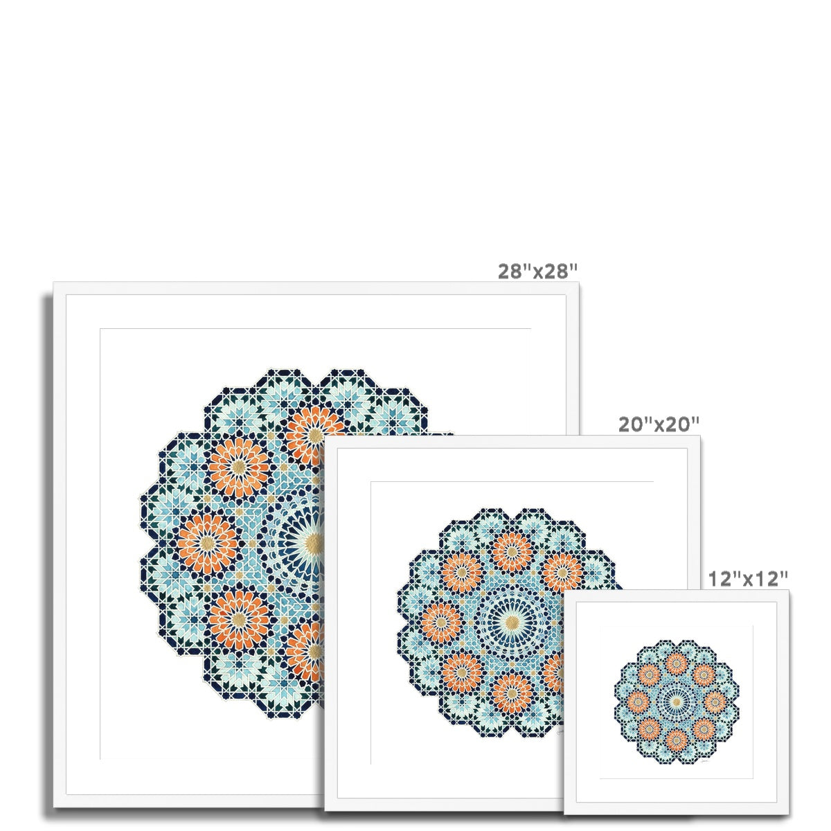 Blue Sun Framed Print | Sandy Kurt