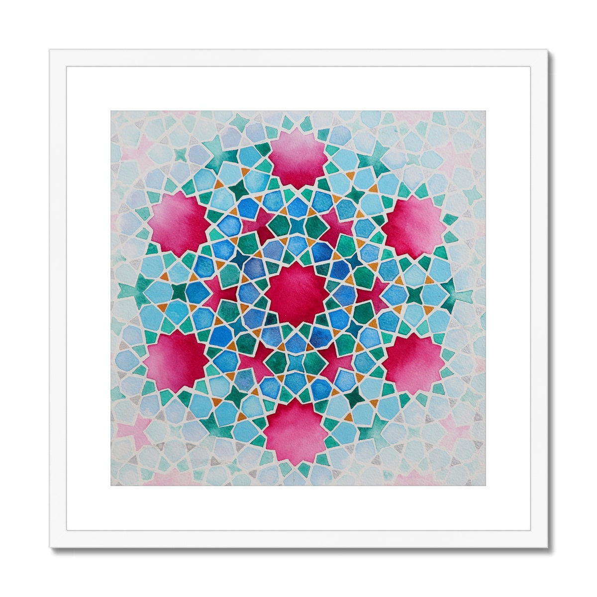 Persian Pattern Framed Print | Samira Mian