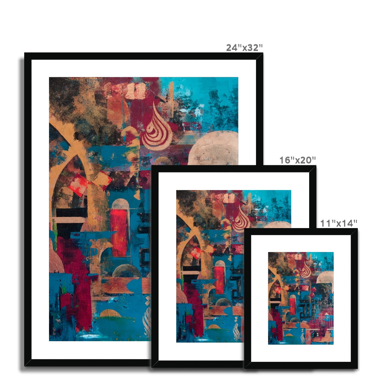 Fusion Framed Print | Siddiqa Juma