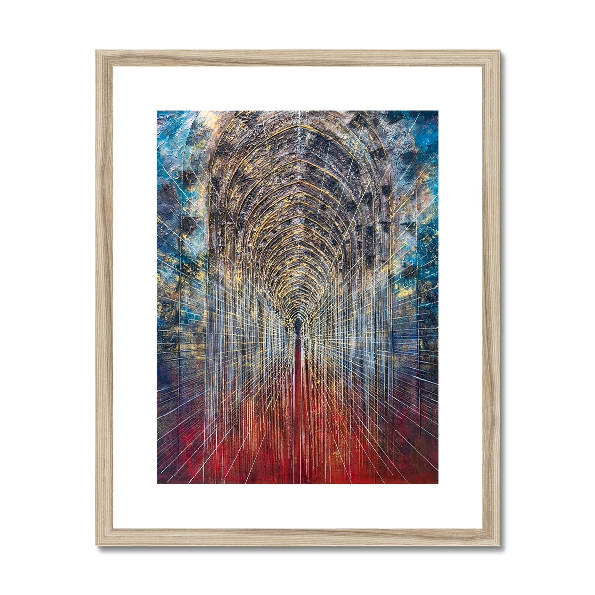 Arches - Masjid ul Nabawi Framed & Mounted Print
