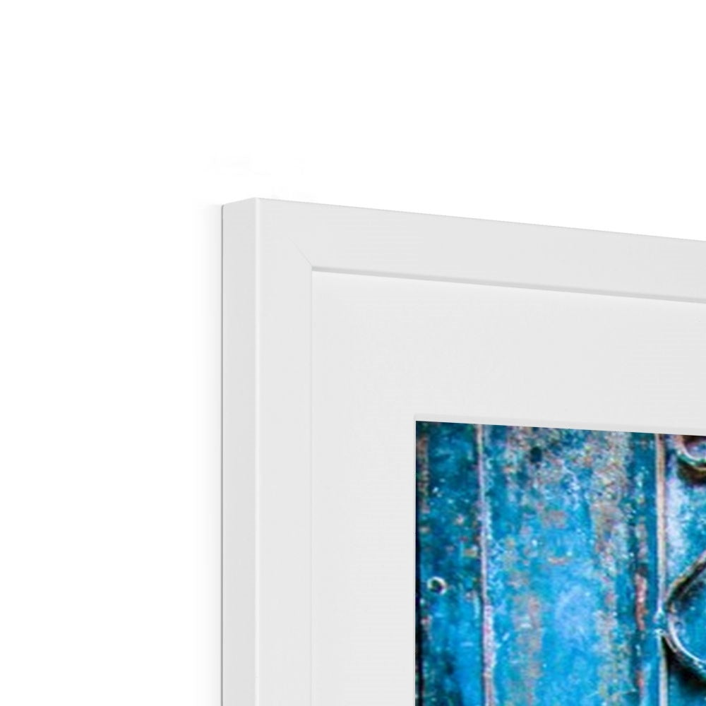 Blue Door Framed Print | Sara Russell