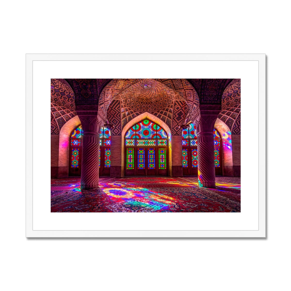 Nasirol Molk Mosque Shiraz Framed Print | Ayaz Ali