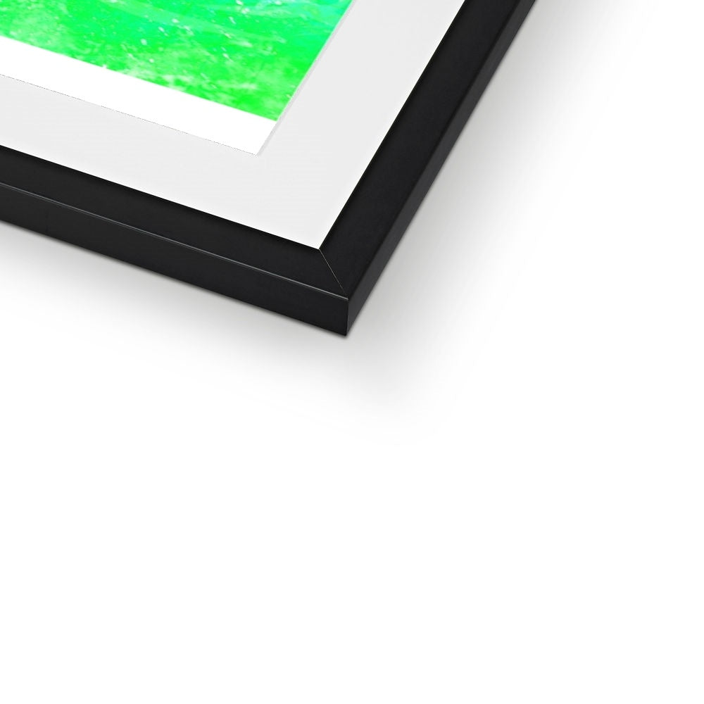 Calligraffiti Triangle Framed Print | Teakster