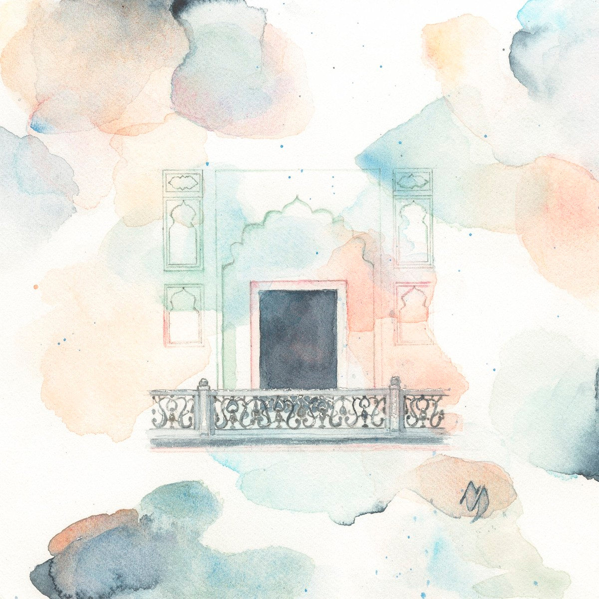 Mughal Balcony II | Nadia Djavanshir
