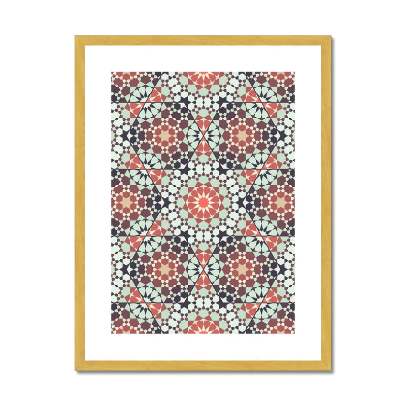 Twelve Dual Design | Islam Farid Antique Framed & Mounted Print