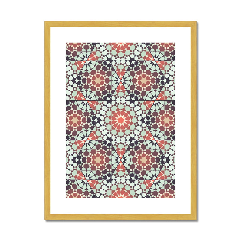 Twelve Dual Design | Islam Farid Antique Framed & Mounted Print