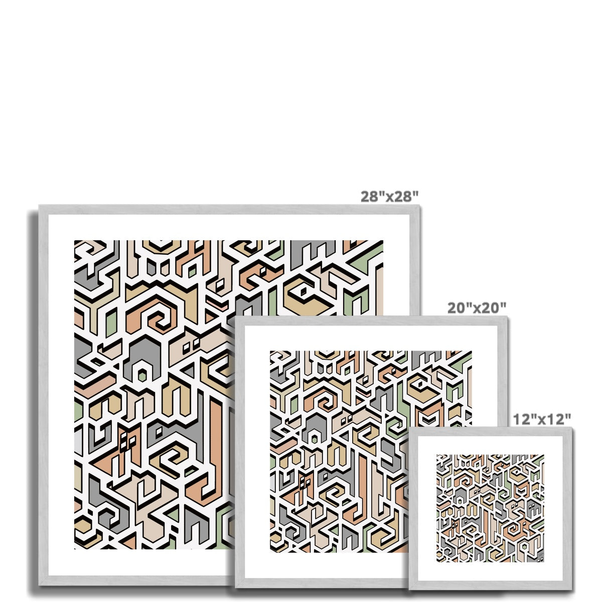 Sayeda | Zahra Gulraiz Antique Framed & Mounted Print