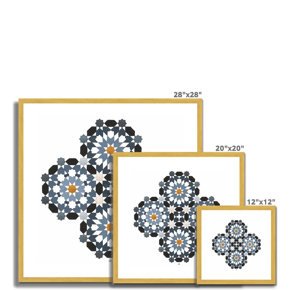 Morrocan Rosettes | Lieve Oudejans Antique Framed & Mounted Print