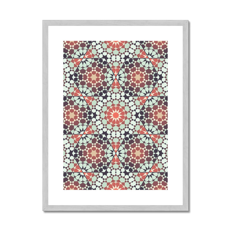 Twelve Dual Design | Islam Farid Antique Framed & Mounted Print
