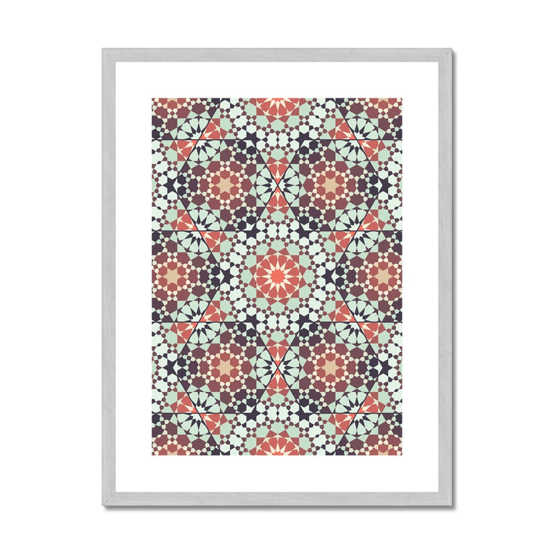 Twelve Dual Design | Islam Farid Antique Framed & Mounted Print