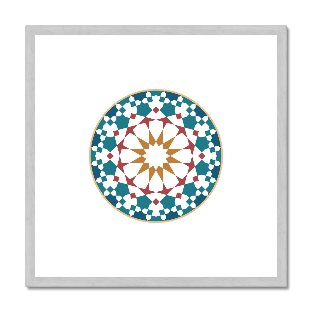 The Circle | Islam Farid Antique Framed & Mounted Print
