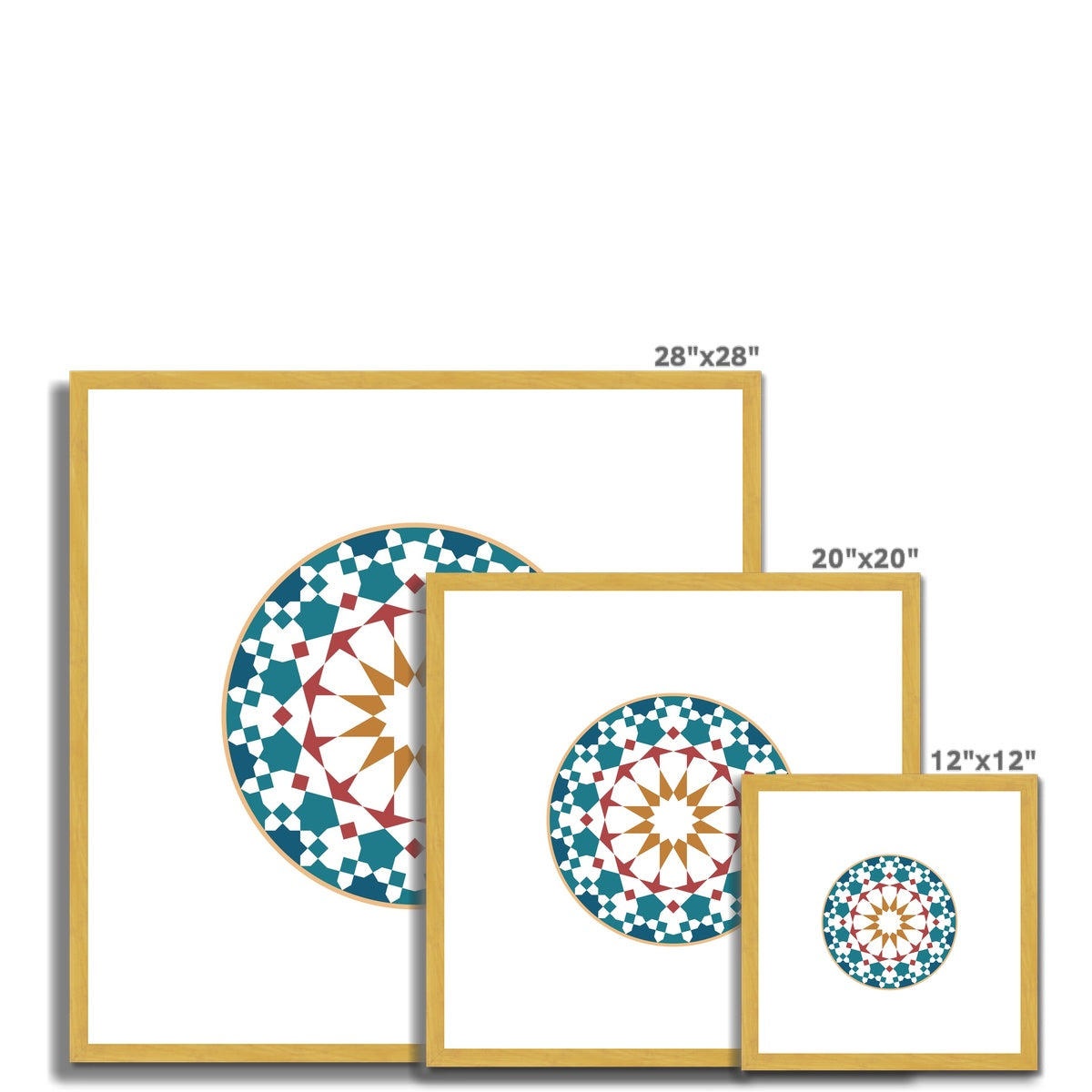 The Circle | Islam Farid Antique Framed & Mounted Print