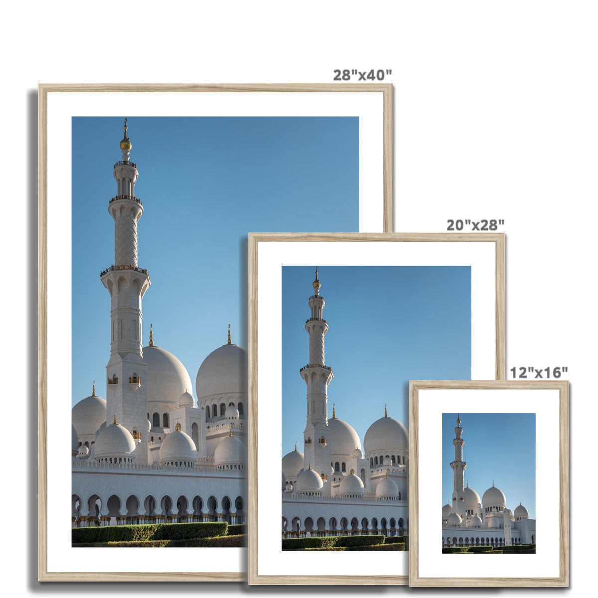 Sheikh Zayed Mosque 3 | Ayaz Ali Framed & Mounted Print