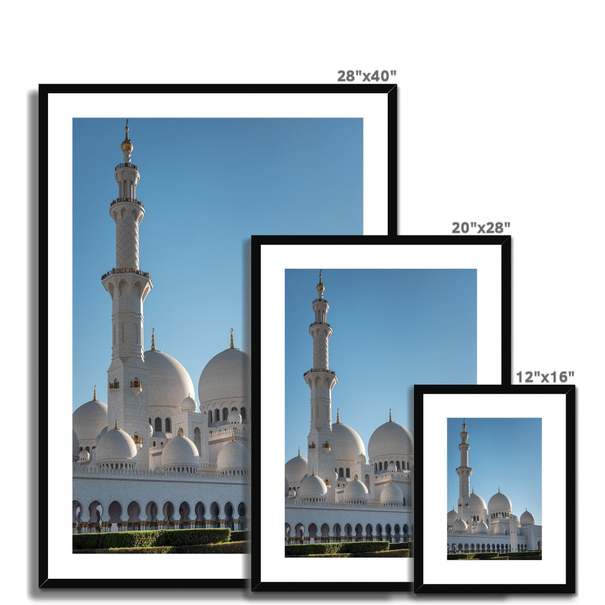 Sheikh Zayed Mosque 3 | Ayaz Ali Framed & Mounted Print
