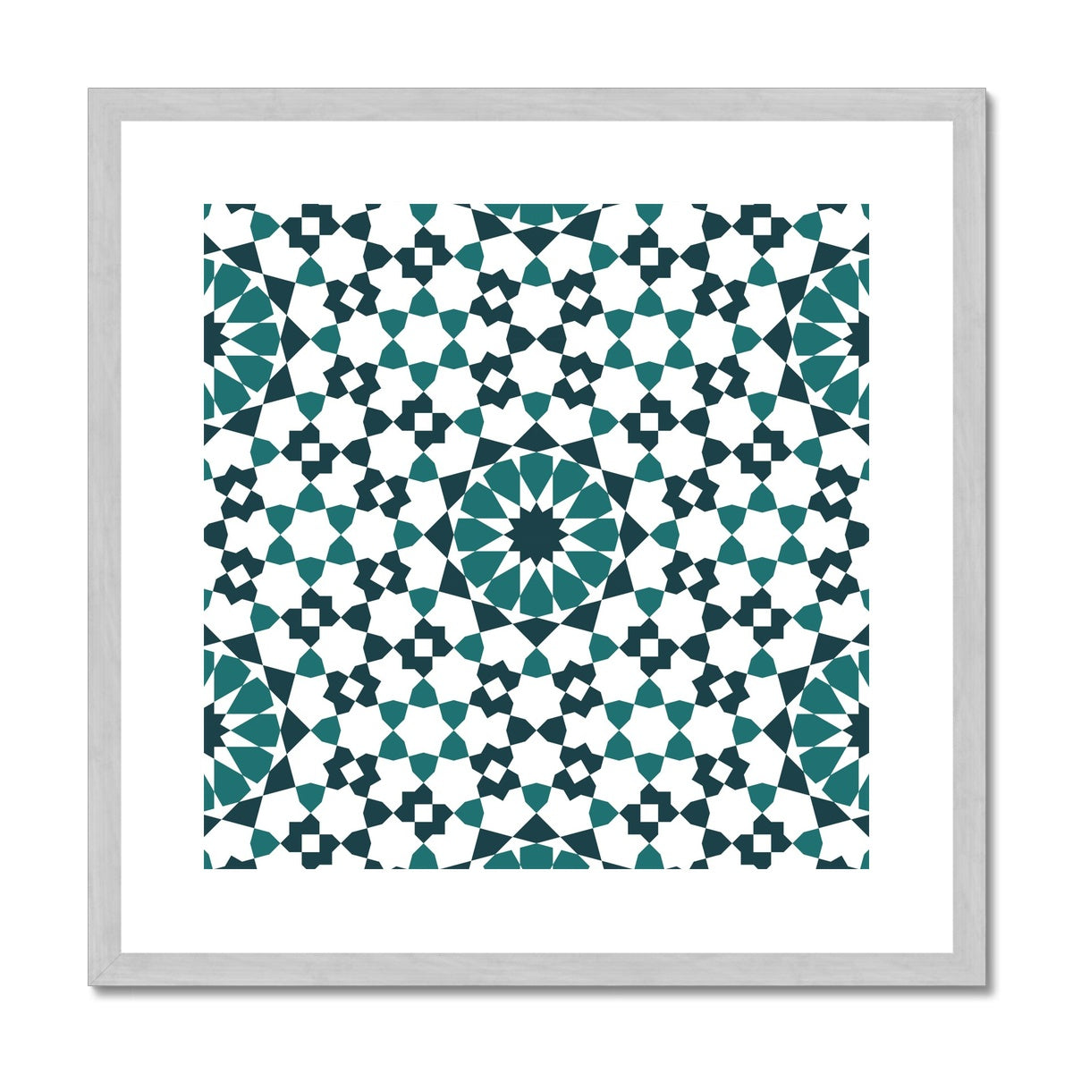 Twelve Sun and Birds | Islam Farid Antique Framed & Mounted Print