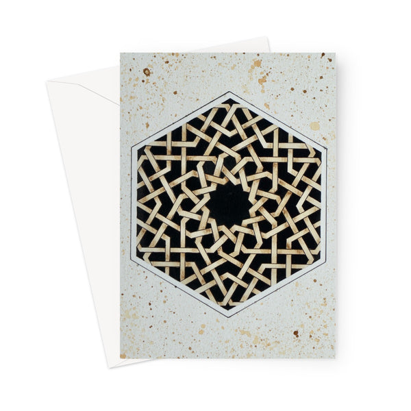 Black Hexagon | Marido Coulon Greeting Card