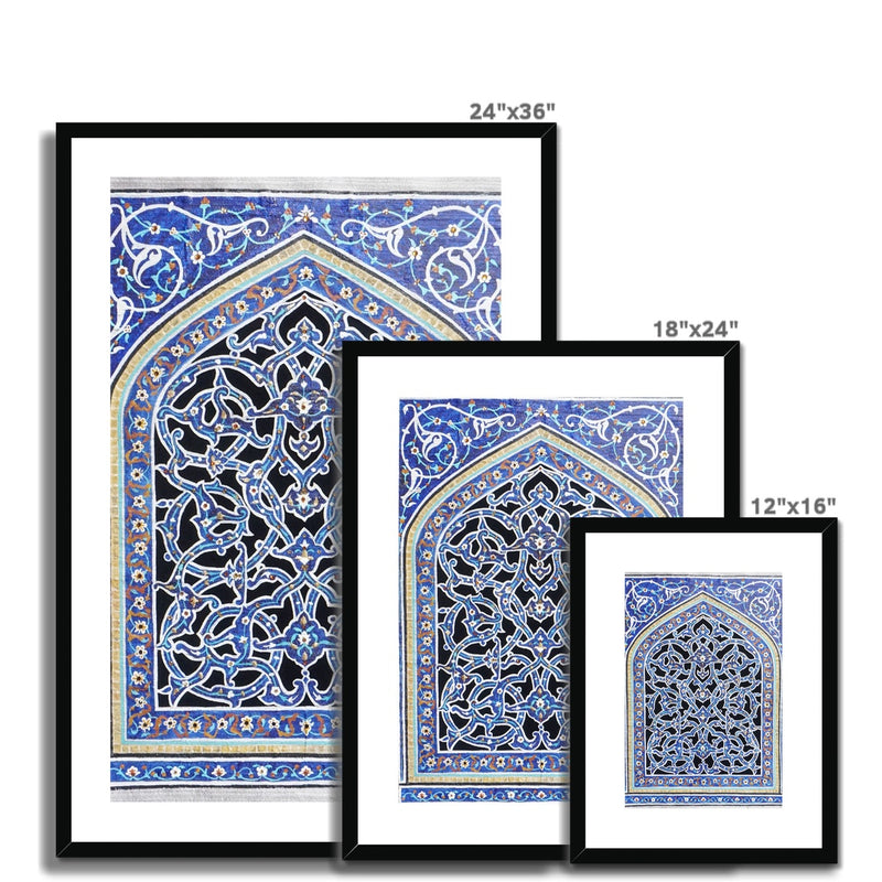 Persian Jali | Raanaz Shahid Framed & Mounted Print