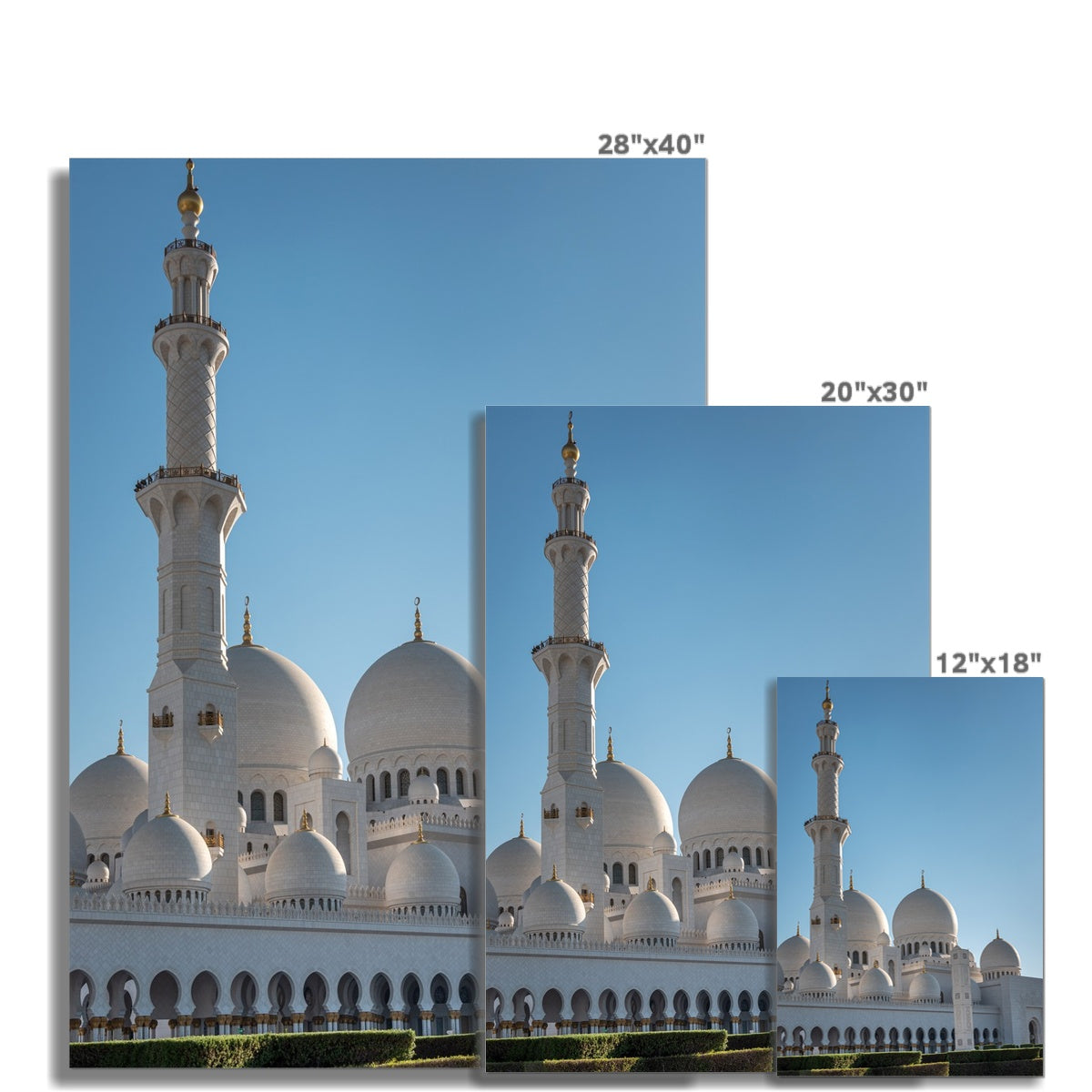 Sheikh Zayed Mosque 3 | Ayaz Ali Fine Art Print