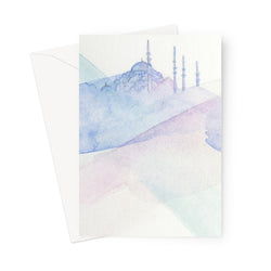 Blue Mosque | Nadia Djavanshir Greeting Card