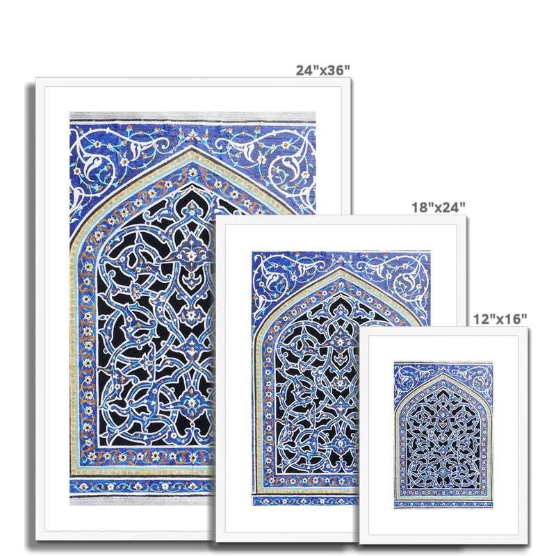 Persian Jali | Raanaz Shahid Framed & Mounted Print