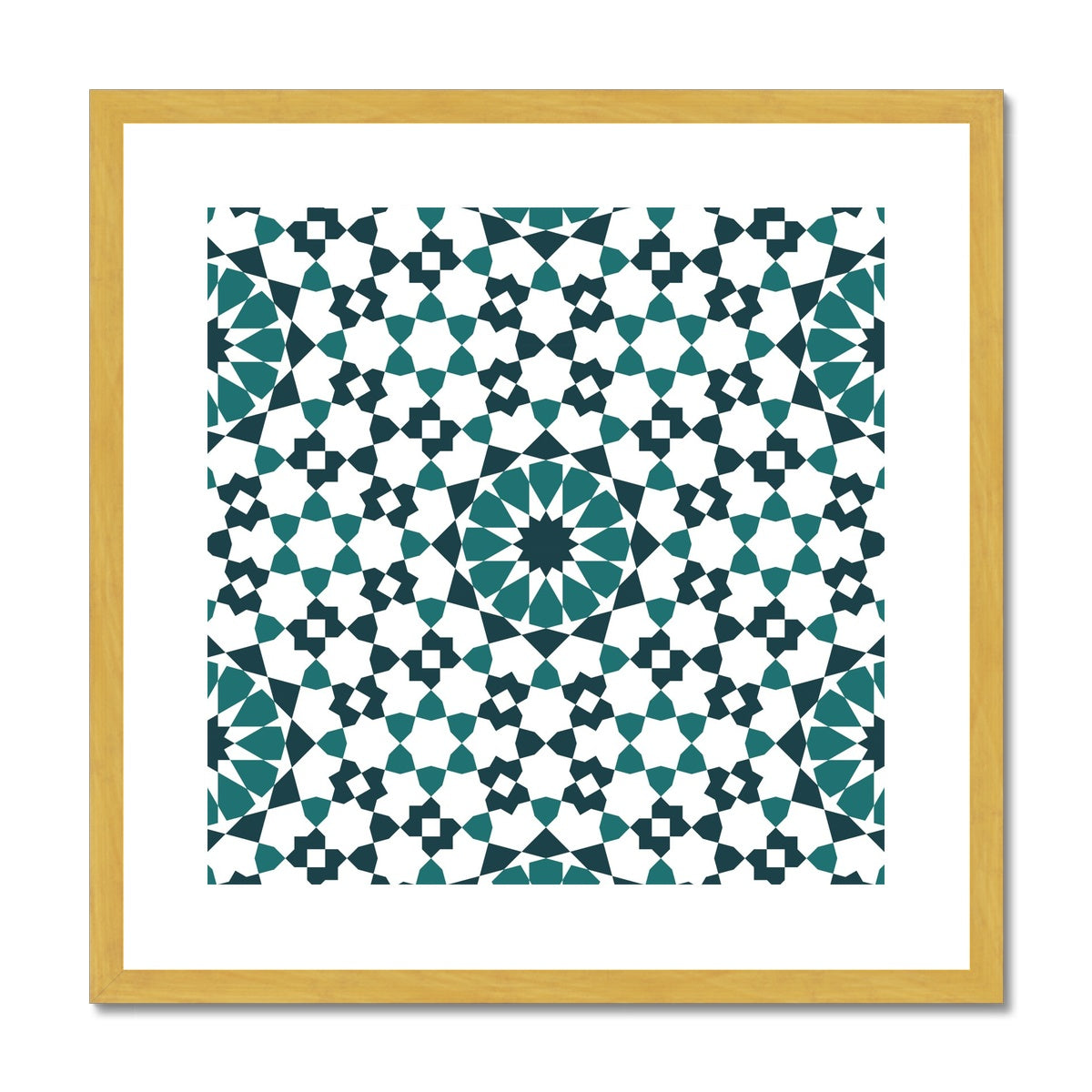 Twelve Sun and Birds | Islam Farid Antique Framed & Mounted Print
