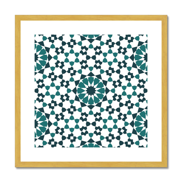 Twelve Sun and Birds | Islam Farid Antique Framed & Mounted Print