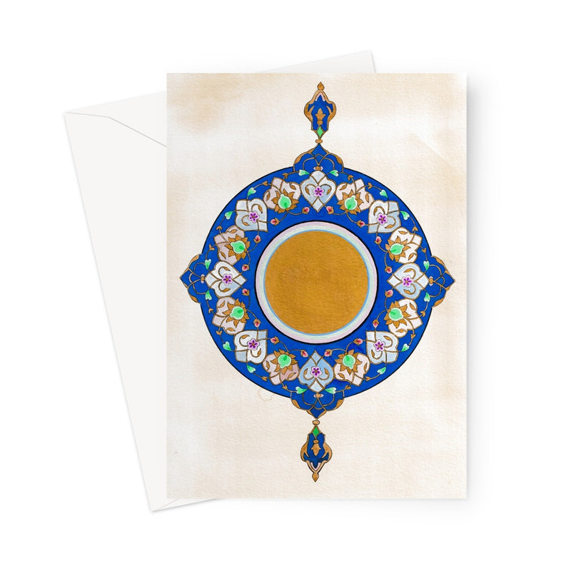 Ultramarine Shamsa | Emily Washington Greeting Card