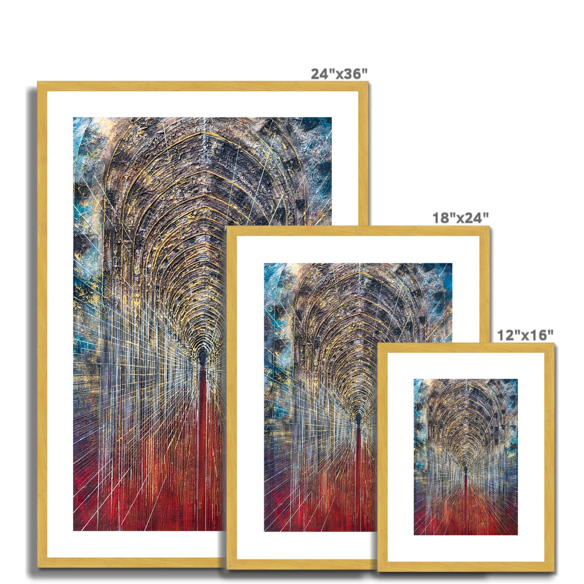 Arches Antique Framed & Mounted Print