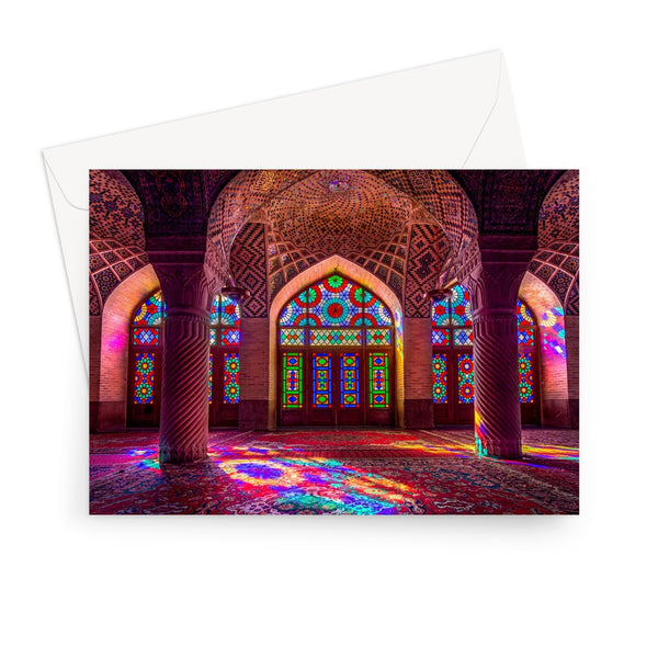 Nasirol Molk Mosque Shiraz | Ayaz Ali Greeting Card
