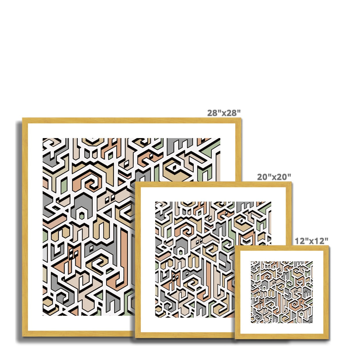 Sayeda | Zahra Gulraiz Antique Framed & Mounted Print