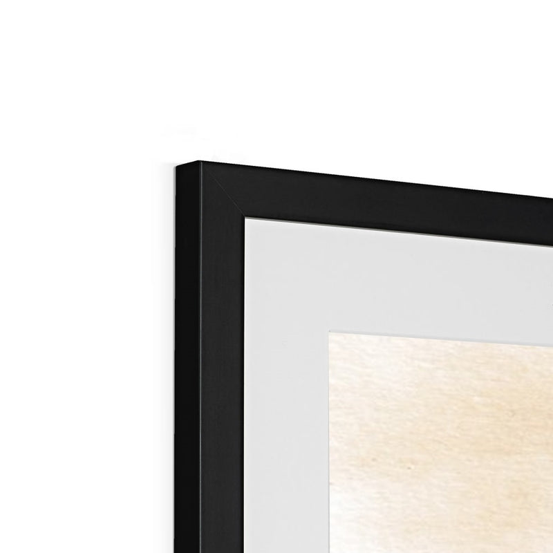 Ultramarine Shamsa Framed Print | Emily Washington