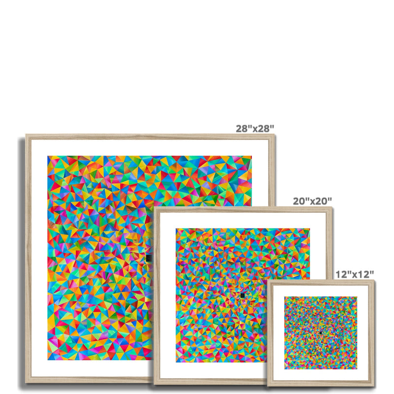 Diversity - Origami Framed & Mounted Print