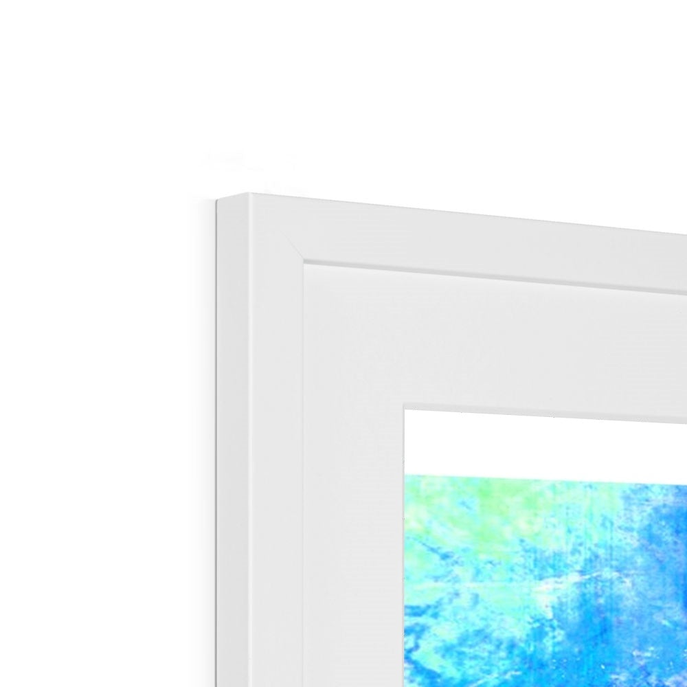 Calligraffiti Triangle Framed Print | Teakster