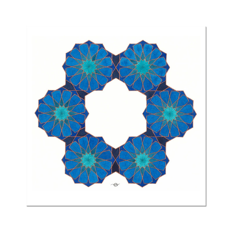 Twelvefold Torus Art Print | Lieve Oudejans